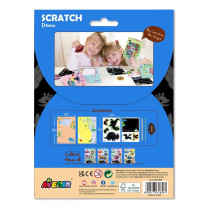 Avenir Scratch Dinos Arts And Crafts, Greeting Cards Set Make Beautiful Greetings Cards Scratch Art 3 Years And Up
