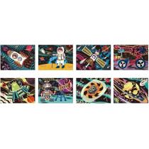 Avenir Scratch Art Kit Space Unleash Creativity With Vibrant Drawings 4 Themed Scratch Boards And Scratch Tool Watch Brilliant Colours Unfold, Engaging Activity For Young Artists 3 Years And Up