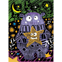 Avenir Scratch Art Kit Monster Unleash Creativity With Vibrant Drawings 4 Themed Scratch Boards And Scratch Tool Watch Brilliant Colours Unfold, Engaging Activity For Young Artists 3 Years And Up