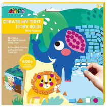 Avenir Create My First Story Book Wild Animals Mosaic Junior Kit Fun DIY Activity For Kids Improve Coordination And Perception Of Colours Ideal Gift For Kids 3 Years And Up