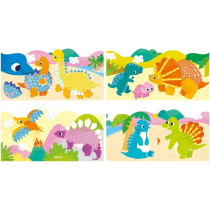 Avenir Create My First Story Book Dinosaurs Mosaic Junior Kit Fun DIY Activity For Kids Improve Coordination And Perception Of Colours Ideal Gift For Kids 3 Years And Up