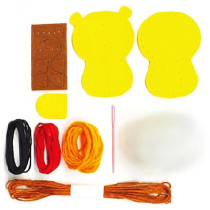 Avenir Sewing Pen Topper Lion DIY Pen Topper Friend Sewing Kit Hours Of Entertainment And Creativity Tools And Instructions Included, Easy And Fun Activity For Kids 3 Years And Up