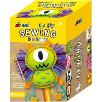 Avenir Sewing Pen Topper Monster DIY Pen Topper Friend Sewing Kit Hours Of Entertainment And Creativity Tools And Instructions Included, Easy And Fun Activity For Kids 3 Years And Up