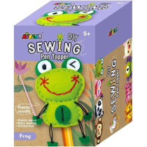Avenir Sewing Pen Topper Frog DIY Pen Topper Friend Sewing Kit Hours Of Entertainment And Creativity Tools And Instructions Included, Easy And Fun Activity For Kids 3 Years And Up