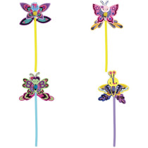 Avenir Scratch Bouquet Kit Butterfly Themed Fun Create Personalized Bouquets With Scratch Sheets, Wrapping Paper, And Ribbon Step-By-Step Instructions For Kids 3 Years And Up