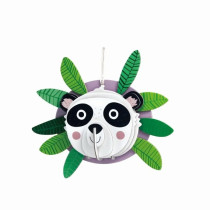 Avenir 3D Decoration Panda Kit Turn Your Wall Into A Zoo Create 3D Decorations With Pre-Cut Cardboard Puzzle Pieces Thoughtful And Creative Gift Option For Kids 3 Years And Up