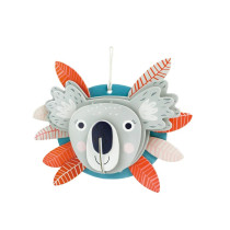 Avenir 3D Decoration Koala Kit Turn Your Wall Into A Zoo Create 3D Decorations With Pre-Cut Cardboard Puzzle Pieces Thoughtful And Creative Gift Option For Kids 3 Years And Up