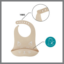 Babymoov Learn ISY 4 Piece Silicone Meal Set For Babies BPA Free And Dishwasher Safe 15-24 Months, Terracotta Fox