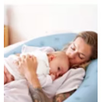 Babymoov B.Love U-Shape Pregnancy Pillow Maternity Pillow, Wind Blue