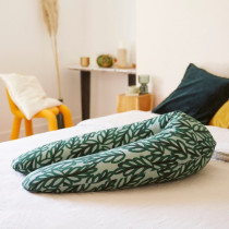 Babymoov B.Love U-Shape Pregnancy Pillow Maternity Pillow, Vegetal Green