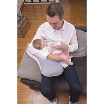 Babymoov 2 In 1 Ergonomically Designed Maternity And Nursing Pillow, Pink