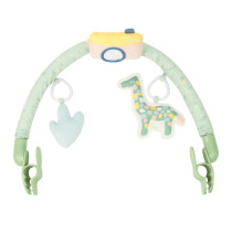 Badabulle Universal Play Arch Safari Sensory Hanging Crib Arch, Travel Play Arch Stroller For Kids And Toddlers, Green