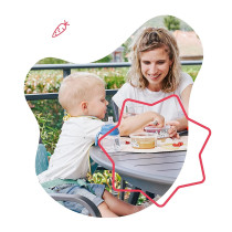 Badabulle Maxi Box 3 x 300 ml Airtight Closing Storage Container For Baby Porridge
