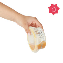 Badabulle Maxi Box 3 x 300 ml Airtight Closing Storage Container For Baby Porridge