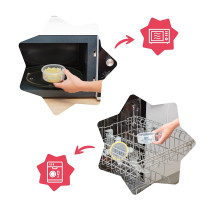 Badabulle Maxi Box 3 x 300 ml Airtight Closing Storage Container For Baby Porridge