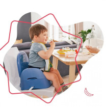 Badabulle Home And Go Booster Seat For Toddlers And Kids, Cats