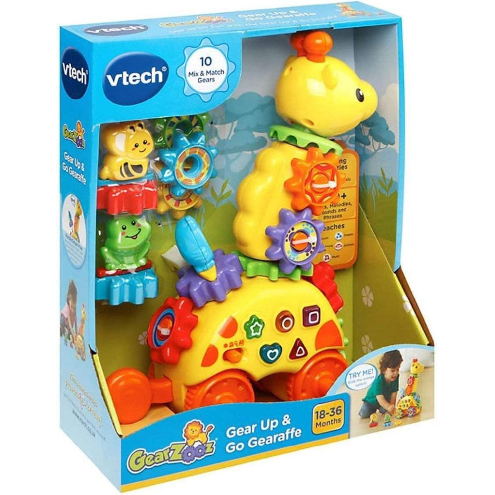 Vtech Gearzooz Gear Up And Go Gearaffe, Multicolour