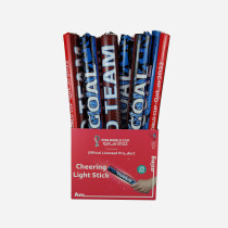 Fifa Themed 16 Inch Colored Led Light Up Glow Stick For Cheering And Celebration
