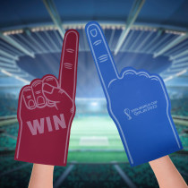Fifa Foam Finger Team Color Cheerleading Foam Hand Cheer Up Gesture Gloves Toy Photo Props For Fifa Sports Concert Party Favors, Assortment x 1