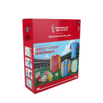 Fifa Fabric Paint Set For Clothes, Jersey, Jeans, Canvas Shoes, Waterproof Textile Paint With Paint Brush