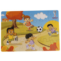 Fifa World Cup Qatar 2022 Football Soccer Jigsaw Puzzle For Kids Learning Educational Toy (25 X 17.5 Cm)