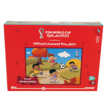 Fifa World Cup Qatar 2022 Football Soccer Jigsaw Puzzle For Kids Learning Educational Toy (25 X 17.5 Cm)