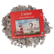 Fifa World Cup Qatar 2022 1000 Official Fifa Themed Jigsaw Puzzle Frame Learning Educational Toys