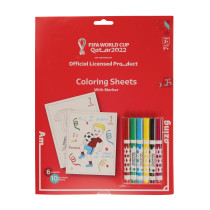 Fifa Football Scoccer Colouring And Activity Book With Markers Kids Activity And Learning Book