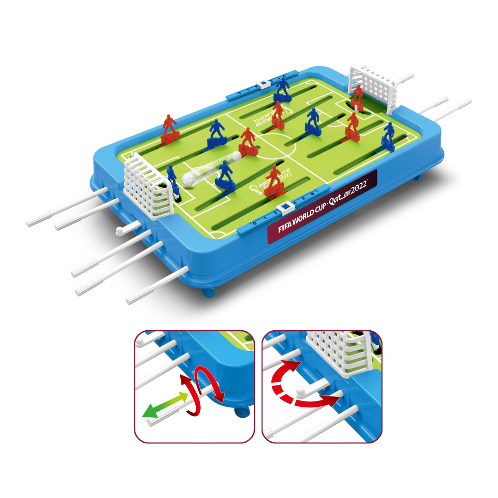 Fifa Mini Football Game Tabletop Football Soccer Foosball For Indoor Game Room, Table Top Foosball Desktop Sport Board Game For Adults Kids And Family