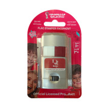 Fifa Flag Stamper Non Toxic, Flag Face Paint With Free Removing Cream, Qatar