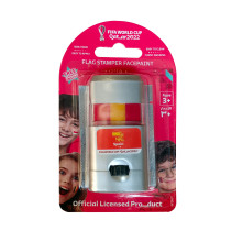 Fifa Flag Stamper Non Toxic, Flag Face Paint With Free Removing Cream, Spain