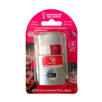 Fifa Flag Stamper Non Toxic, Flag Face Paint With Free Removing Cream, Denmark