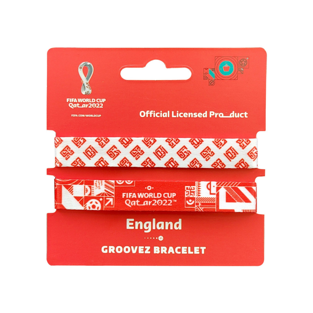 Fifa Fabric Fashionable Qatar 2022 World Cup Country Team Nylon Wrist Band, England