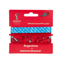Fifa Fabric Fashionable Qatar 2022 World Cup Country Team Nylon Wrist Band, Argentina