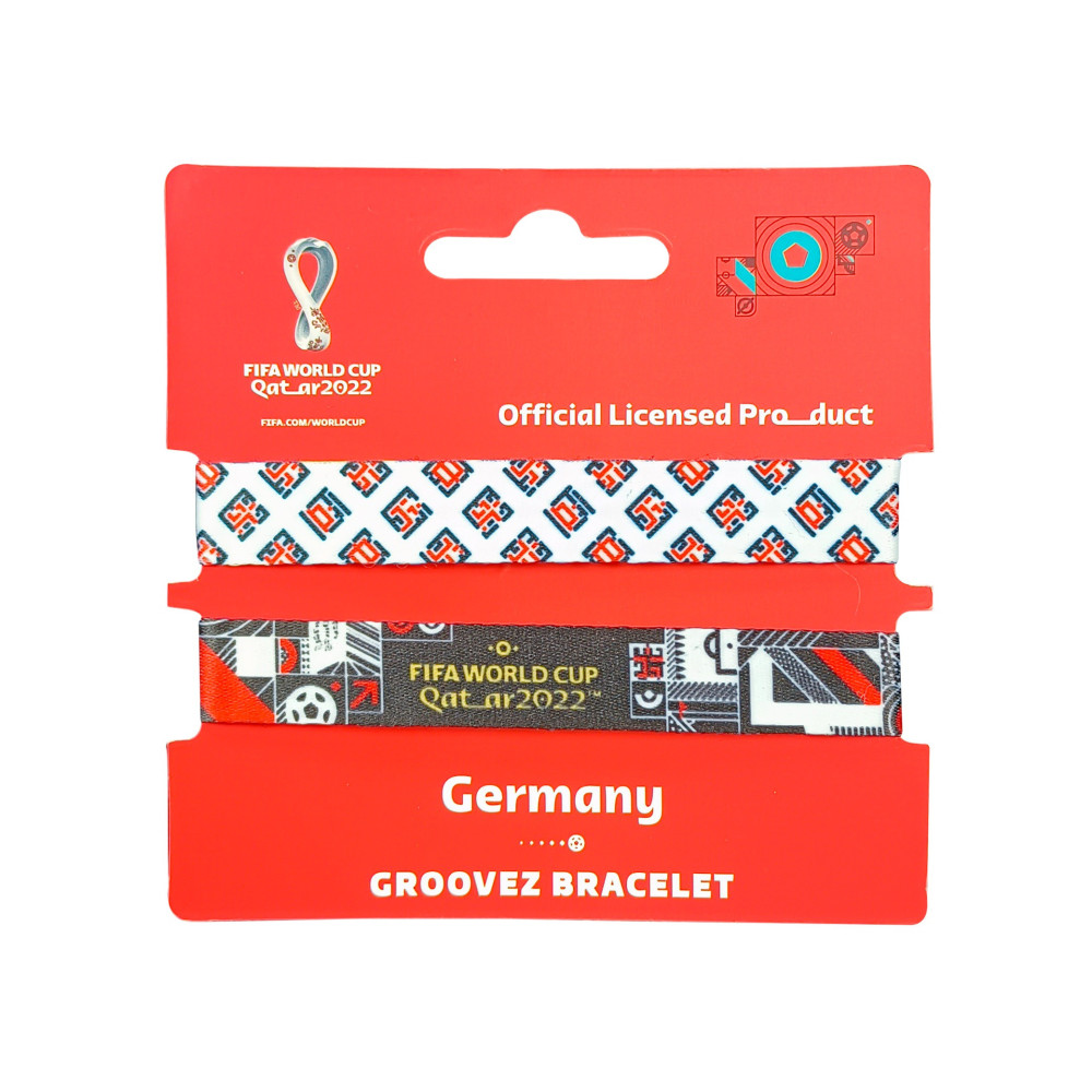 Fifa Fabric Fashionable Qatar 2022 World Cup Country Team Nylon Wrist Band, Germany