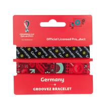 Fifa Fabric Fashionable Qatar 2022 World Cup Country Team Nylon Wrist Band, Germany