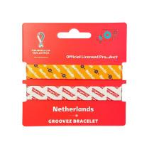 Fifa Fabric Fashionable Qatar 2022 World Cup Country Team Nylon Wrist Band, Netherlands