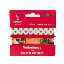 Fifa Fabric Fashionable Qatar 2022 World Cup Country Team Nylon Wrist Band, Netherlands