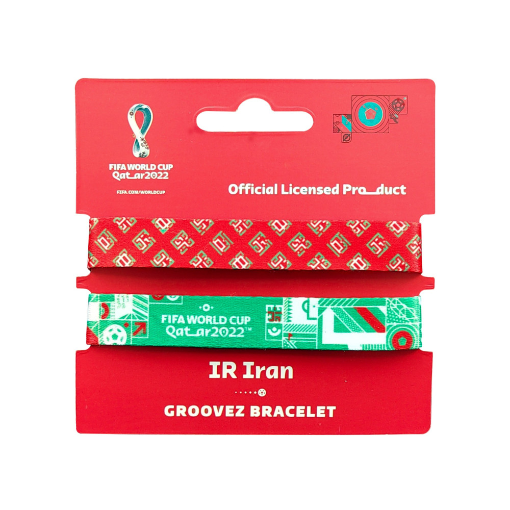 Fifa Fabric Fashionable Qatar 2022 World Cup Country Team Nylon Wrist Band, Iran
