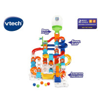 Vtech Marble Rush Spiral City, Construction Toys For Kids With 5 Marbles And 62 Building Pieces, Electronic Track Set For Boys And Girls, Color-Coded Building Toy With Music And Sound, 4 Years Plus