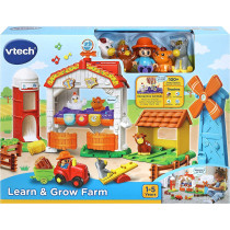 Vtech Learn And Grow Farm Farm Toys With 2 Modes Of Play, Educational Toy With Farm Animals, Baby Music Toy With Sounds And Phrases, Toddler Learning Toys For Language Development, Ages 1 To 5 Years