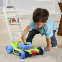 Vtech Pop And Spin Mower Toy, Summer Outdoor Push Toys, Birthday Gifts Easter Basket Stuffers Toys For Preschool Baby Boys Girls, Green