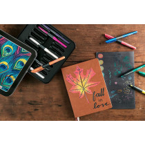 Crayola Pearlescent Paint Markers, Assorted Colors, Multi Surface, 10 Count