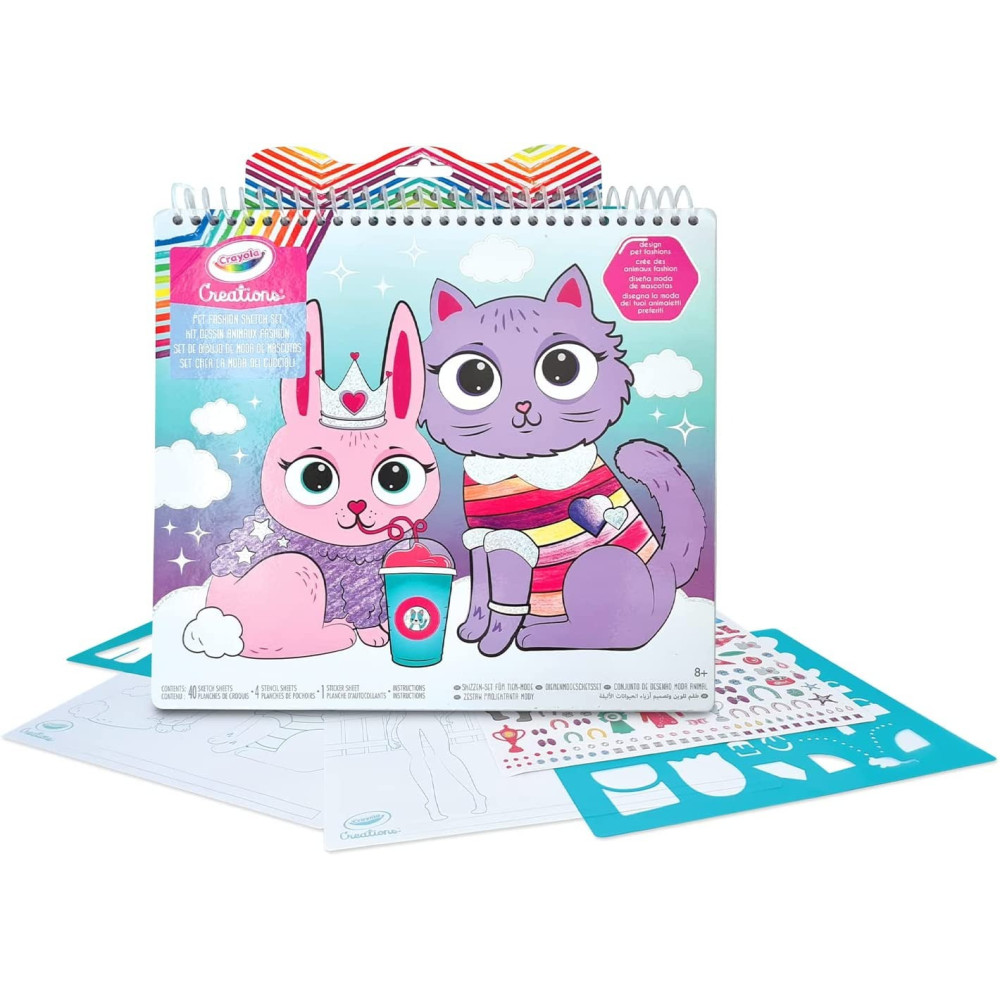 Crayola Creations Pets Fashion Sketch Set