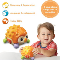 Vtech Easy Squeezy Hedgehog, Baby, Interactive And Developmental Toy With Sounds And Music, For Boys And Girls, Suitable For Ages 3 Months Plus