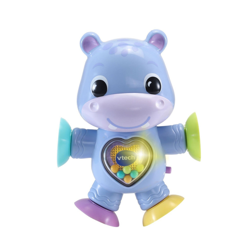 Vtech Stick And Twist Hippo, Hippopotamus, Interactive And Developmental Toy With Sounds And Music, For Boys And Girls, Suitable For Ages 3 Months Plus