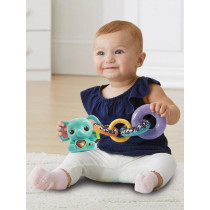 Vtech Stack, Rattle And Link Elephant, Interactive And Developmental Toy With Sounds And Music, For Boys And Girls, Suitable For Ages 3 Months Plus