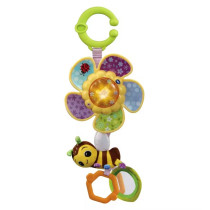 Vtech Tug And Spin Busy Bee, Interactive And Developmental Toy With Sounds And Music, For Boys And Girls, Suitable For Ages 3 Months Plus
