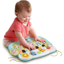 Vtech Lil Critters Play And Dream Musical Piano, Baby Musical Toy Mat With Sounds For Boys And Girls, Soothing And Playful Music, Multicolour