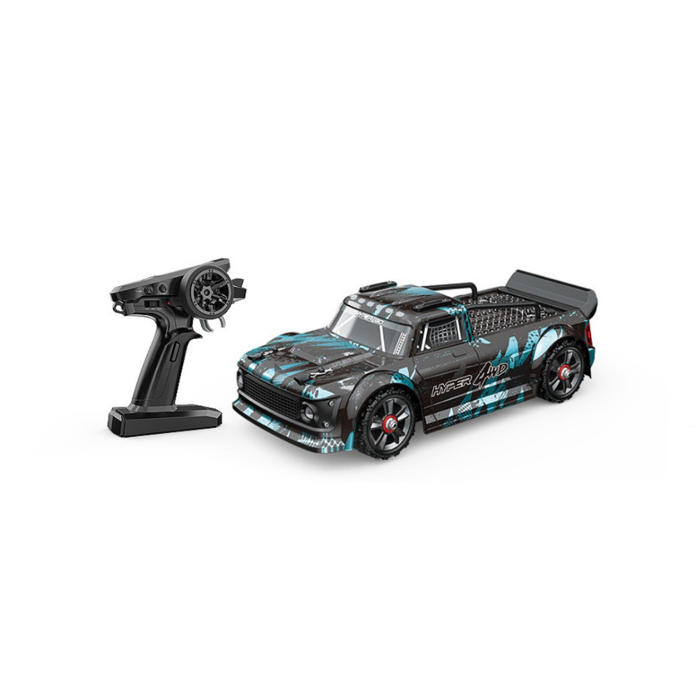 Mjx Brushless Rc Hobby Grade Truck 2S Battery, High Speed, 2.4Ghz Remote Control, 1:14 Scale Radio Controlled Off-Roader Electronic Monster R/C Truck, Rtr, All Terrain, Blue